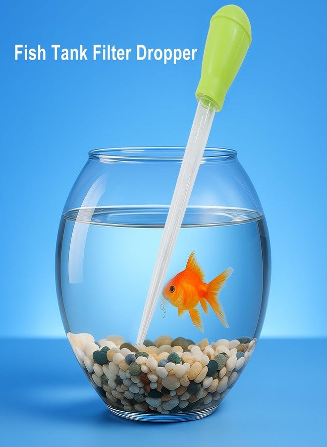 Murtenze 2 Pack Manual Fish Tank Water Changer Aquarium Dropper, Green Clean Pipette Dropper Waste Remover, Mini Gravel Cleaning Straw for Aquarium Cleaning/Aquarium Owners - Image 5
